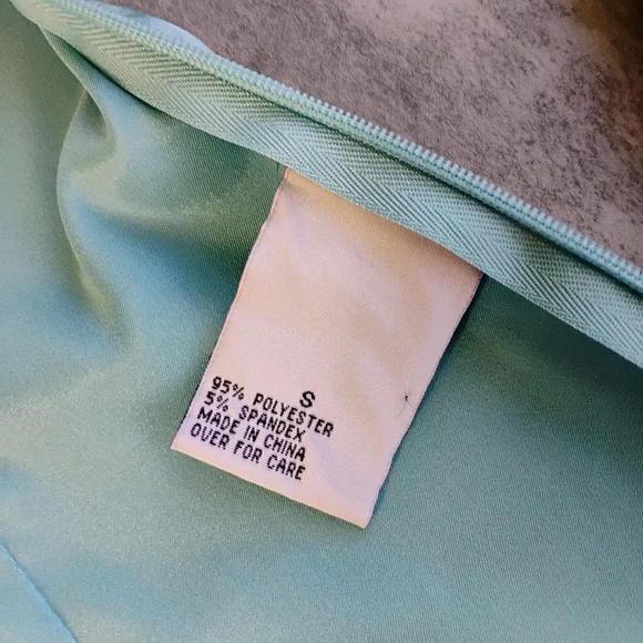 SOLD A Byer Y2K Satin Babydoll Top Women Medium Teal Blue Aquamarine Mermaidcore - Picture 7 of 11